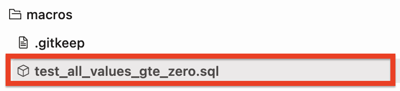 macro file for reusable testing code